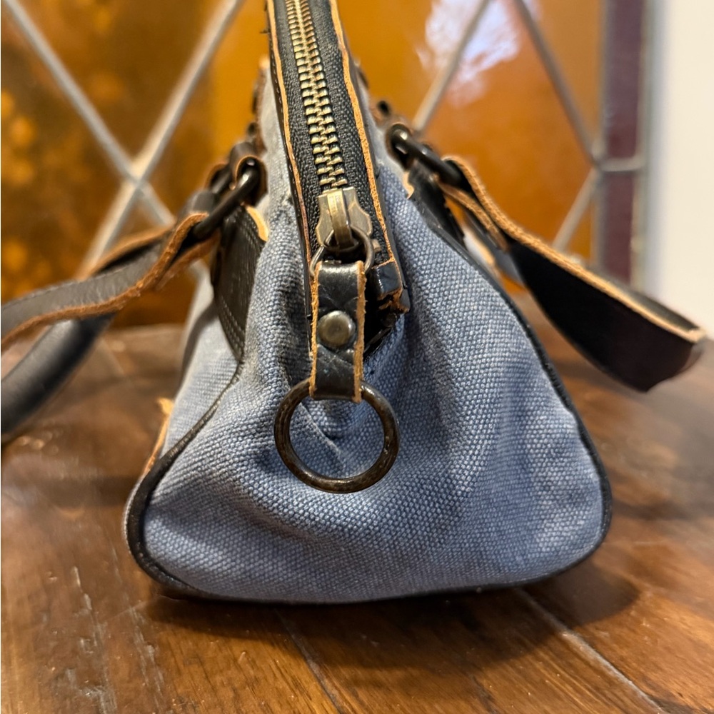 Vintage 90’s Diesel Canvas & Leather Mini Bag - Picture 3 of 12
